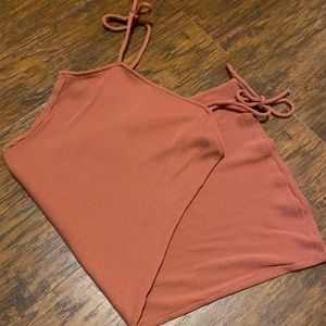 Tight taupe mini dress